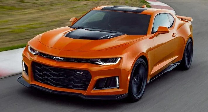 2022 chevy orange camaro