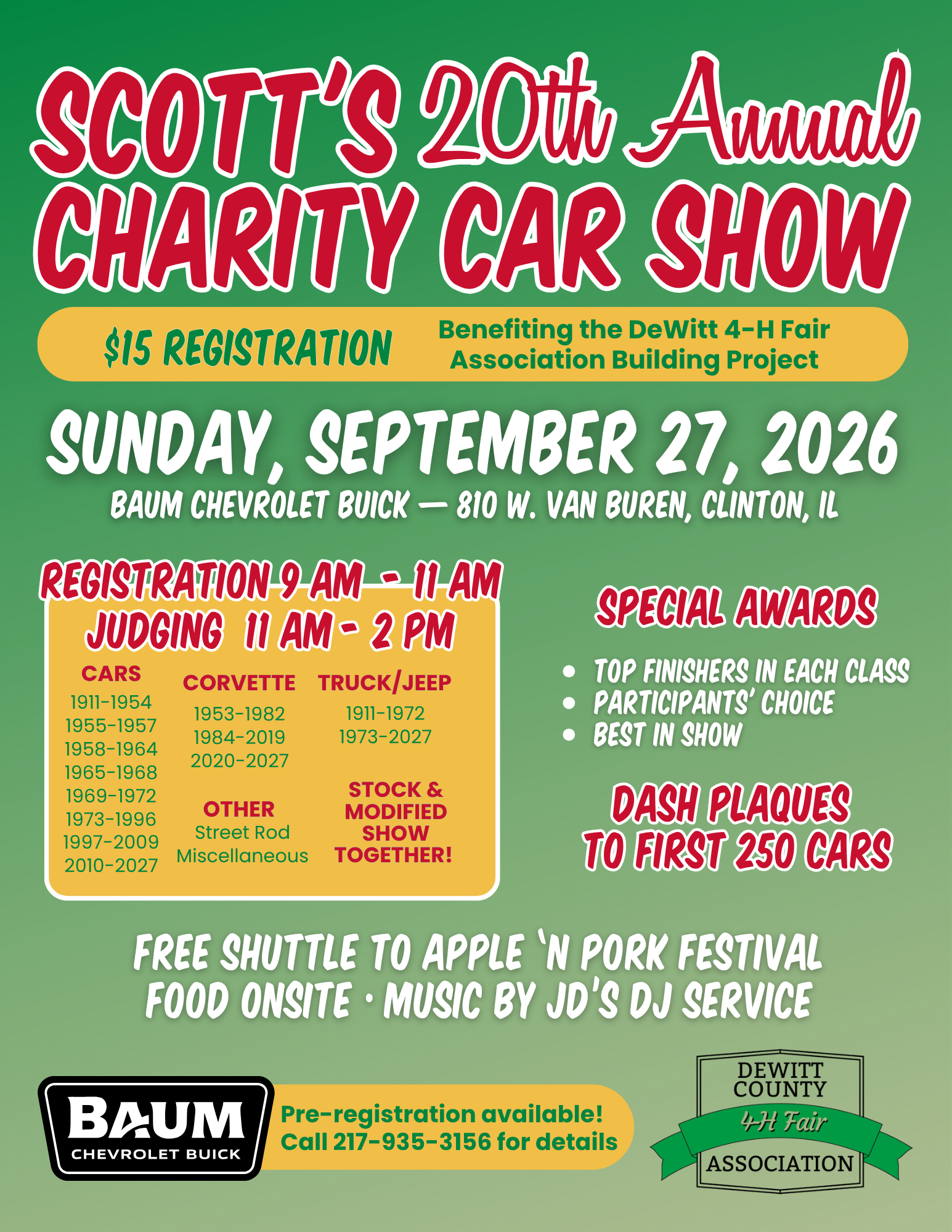 Baum Chevrolet Buick hosts annual charity car show