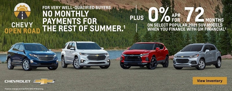Chevy Open Road Sales Event in Chanute KS