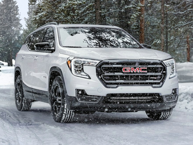 2022 GMC Terrain front snow
