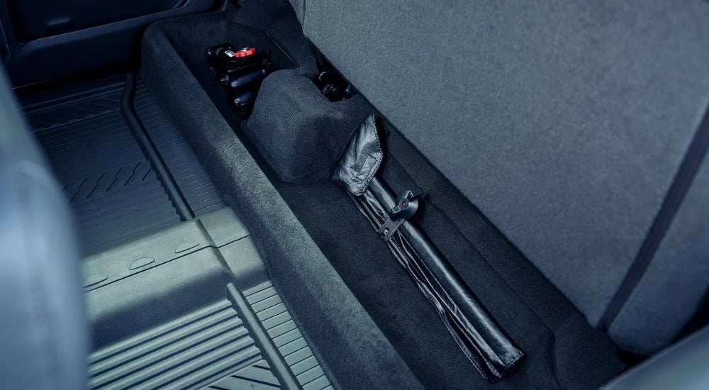 Interior storage in a 2024 Chevy Silverado 1500