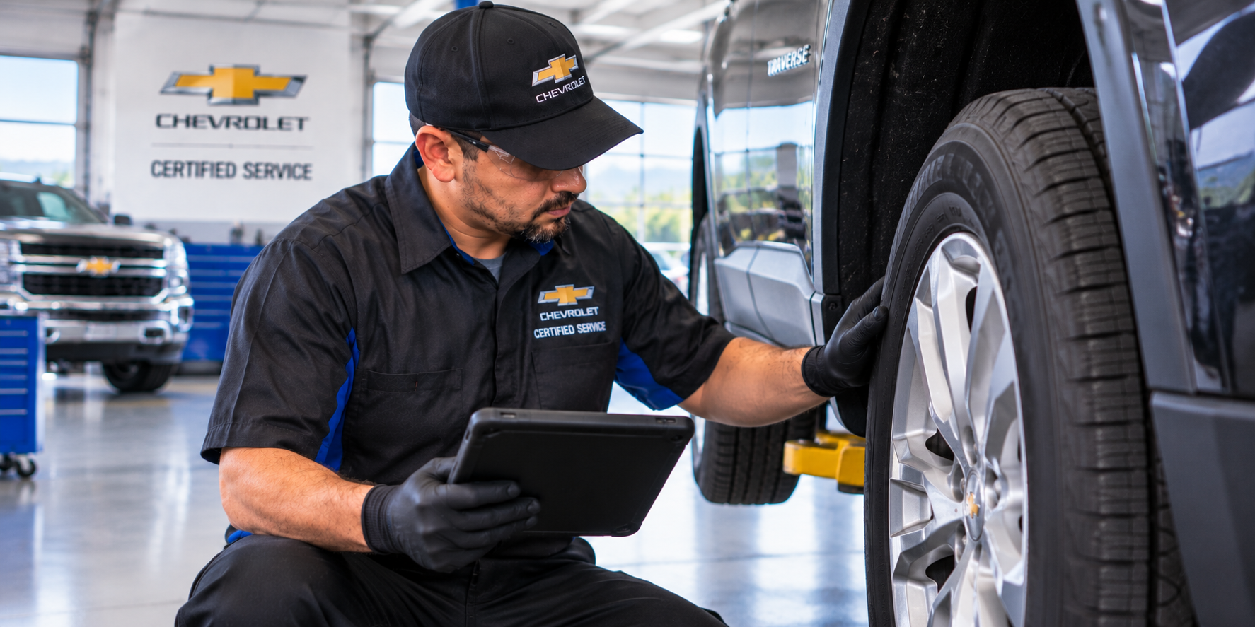 Chevrolet brake inspection and diagnosis at Diamond Chevrolet of Banning
