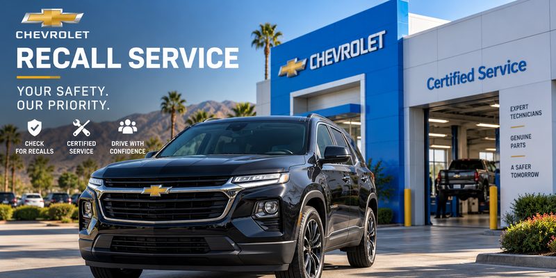 Chevrolet Recall Service at Diamond Chevrolet of Banning
