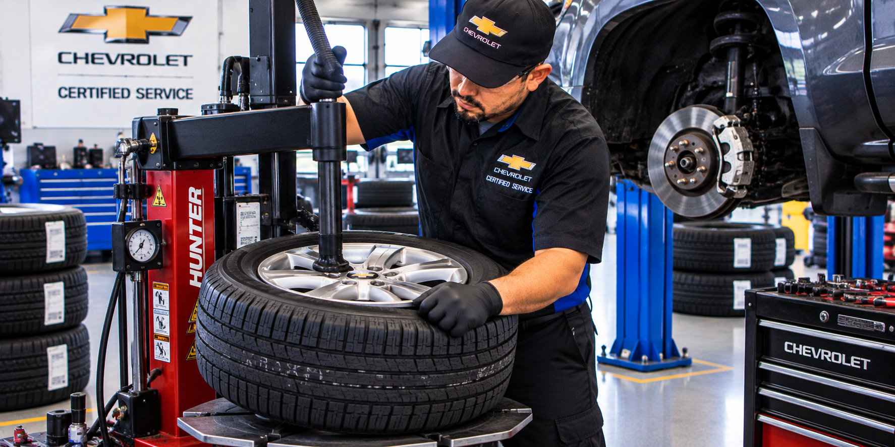 Chevrolet tire service at Diamond Chevrolet of Banning