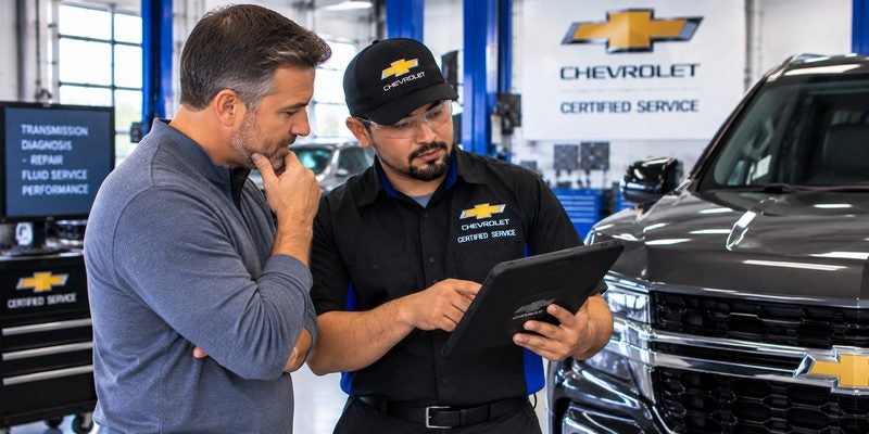 Chevrolet transmission inspection and diagnosis