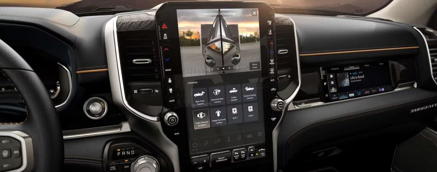Gray dash in a 2027 Ram 1500.