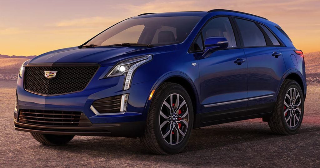 Cadillac blue xt5