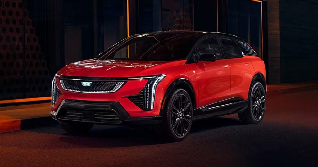 2026 red Cadillac OPTIQ