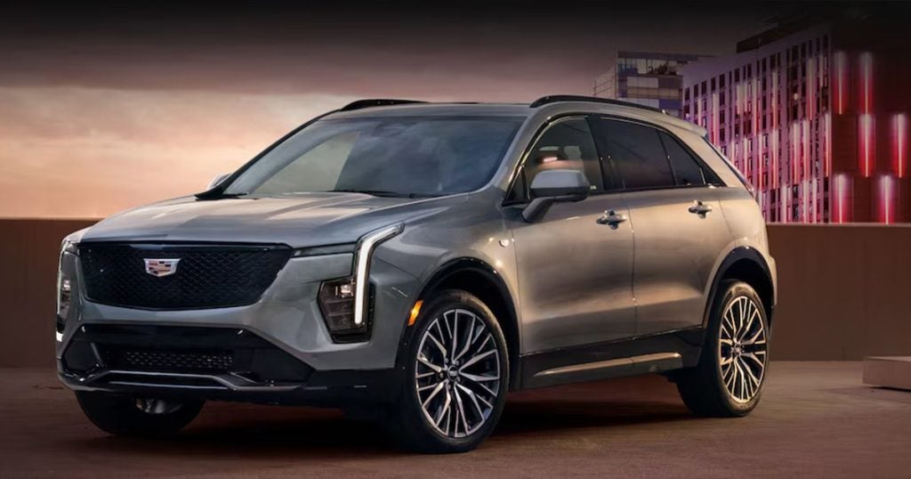 2024 silver Cadillac XT4