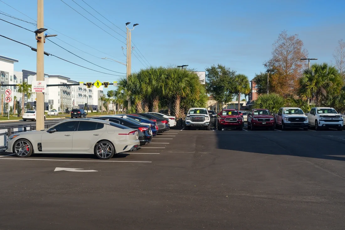 Used car in Orlando at Florida Preowned — FP Certified pre-owned inventory with 125-point inspection, $0 hidden dealer fees, LoJack, and free CARFAX on every vehicle