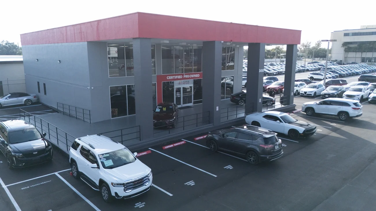 Florida Preowned — one of Orlando's top used car dealerships featuring FP Certified inventory with 125-point inspection, $0 hidden dealer fees, free CARFAX & LoJack on every vehicle