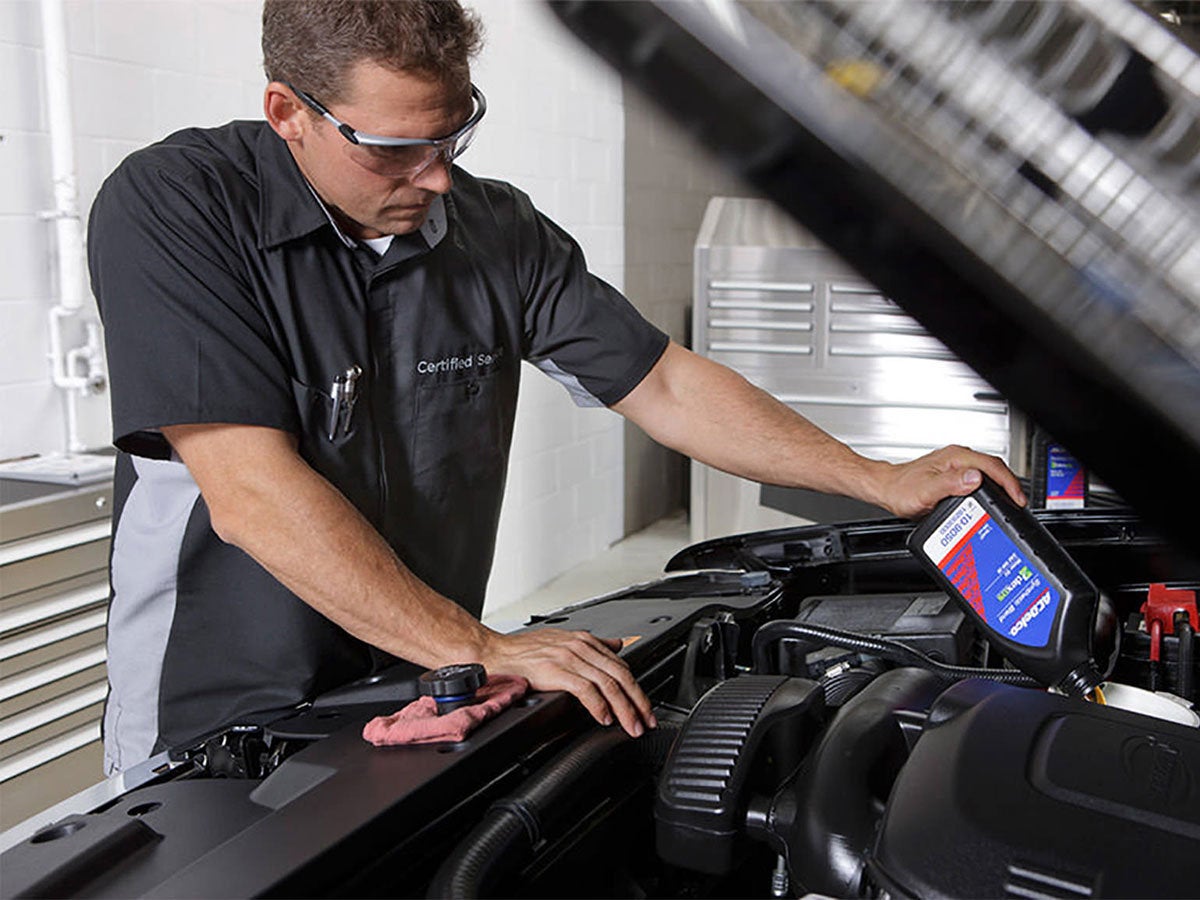 Chevrolet oil change