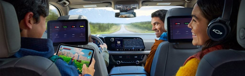 Chevrolet interior technology and center display