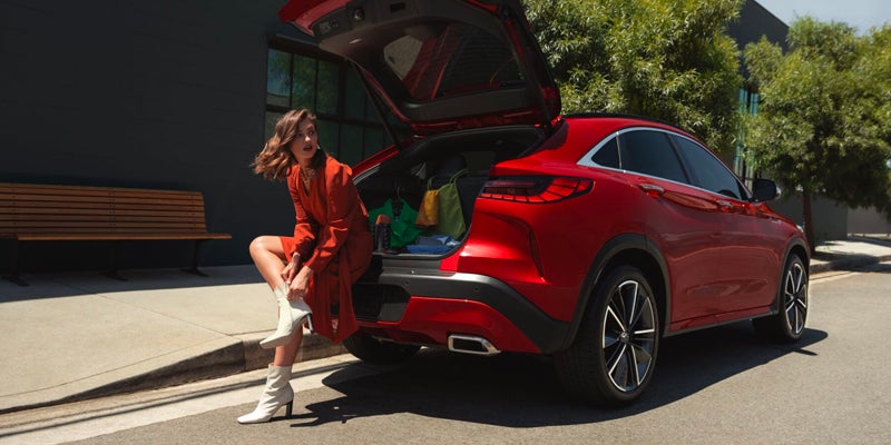 2025 INFINITI QX55 cabin features