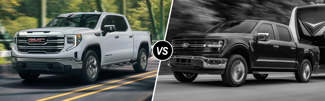 2026 GMC Sierra vs Ford F-150 side-by-side comparison