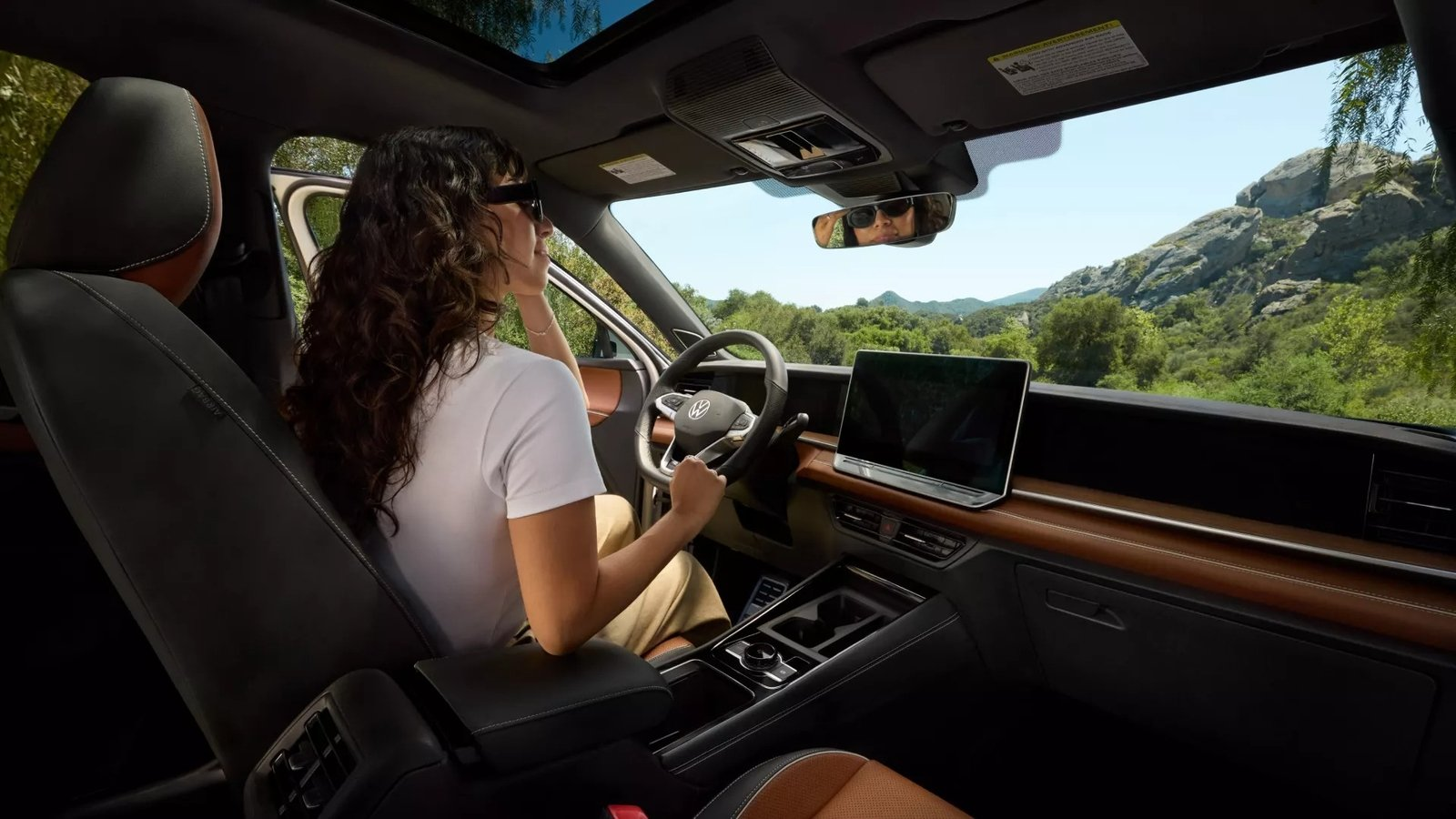 Touchscreen in car