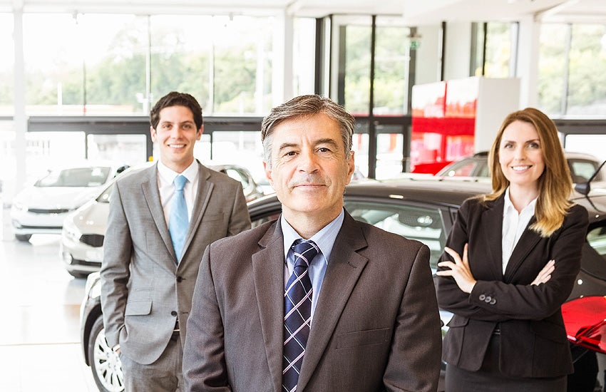 Auto dealership team