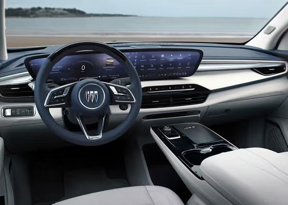 2026 Buick Envision Avenir dashboard and steering wheel
