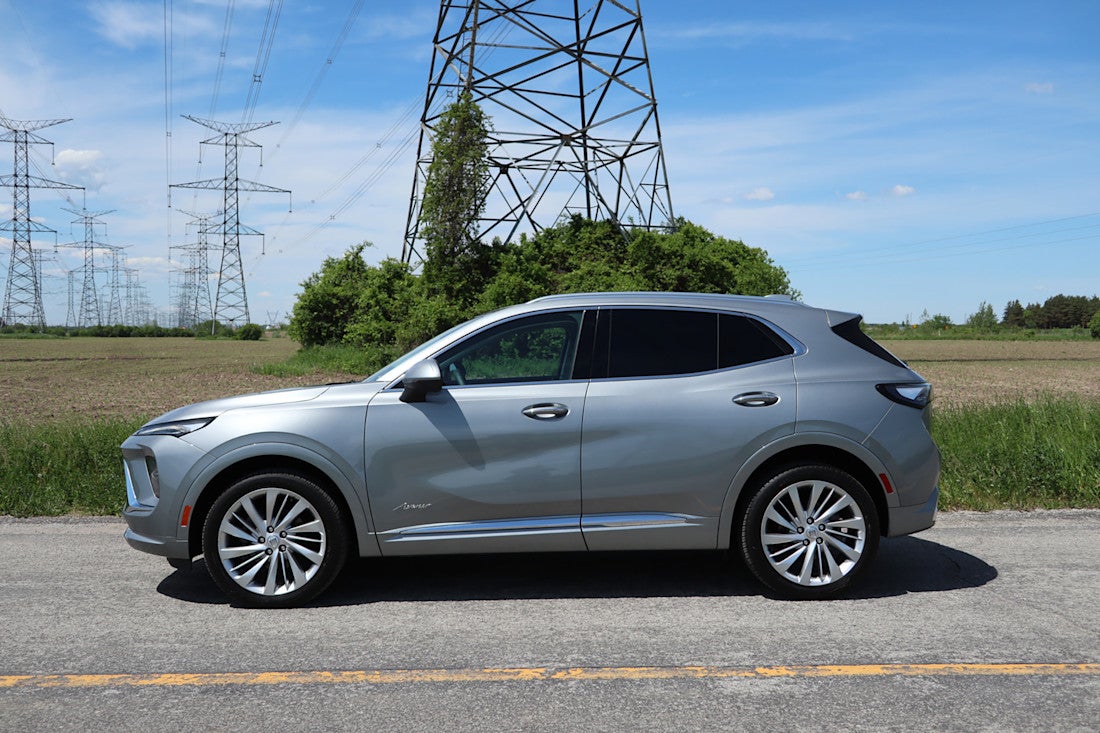 2026 Buick Envision Avenir side profile exterior view