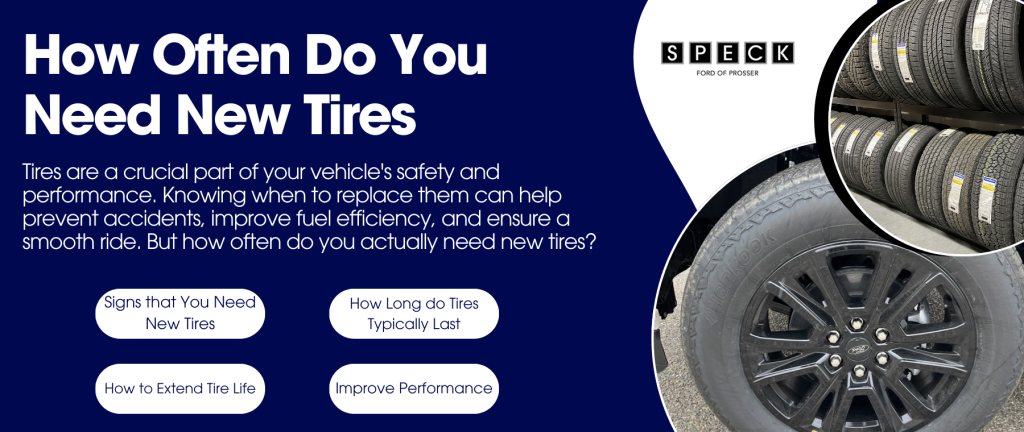 Informative image detailing how often do you need new tires