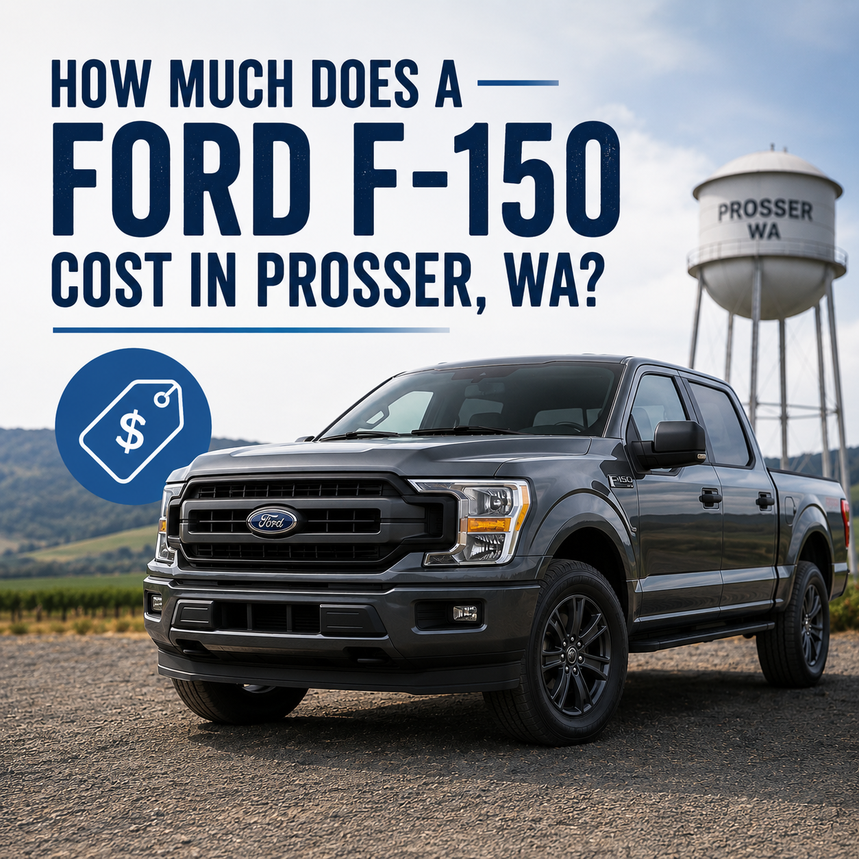 ford f-150 by water tower