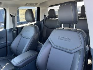Interior image of the seats inside a 2025 Ford Maverick
