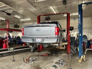 Image of a Ford F-150 in service