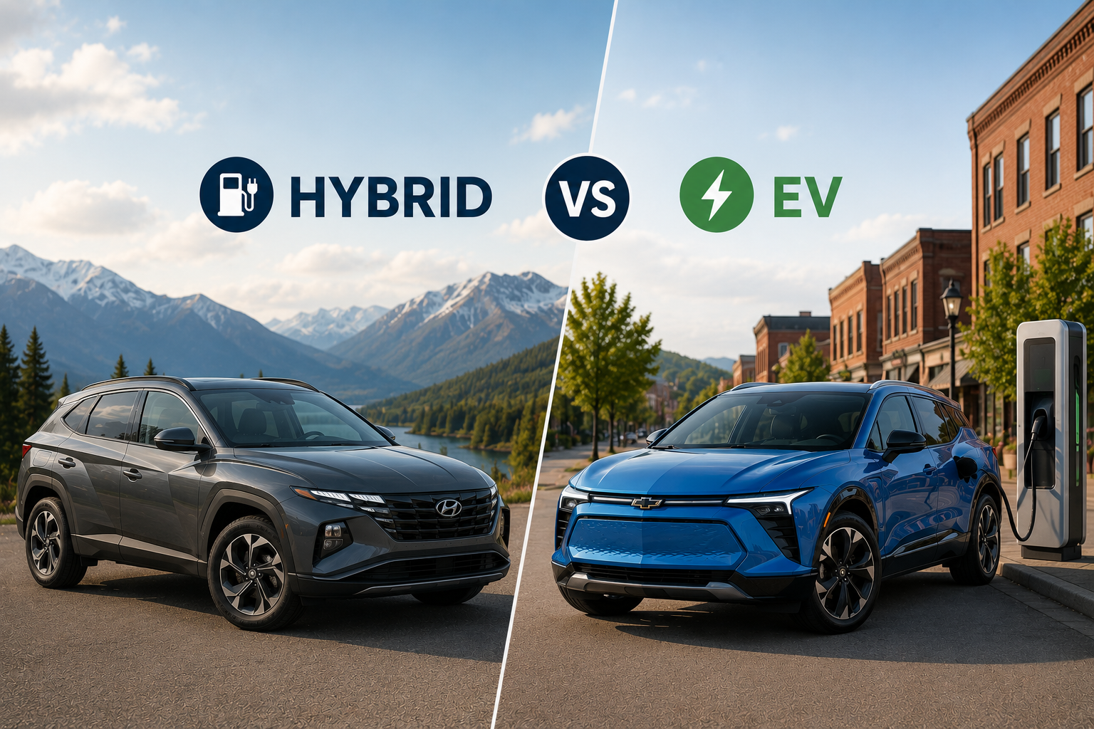 hyundai tucson hybrid vs chevrolet blazer ev
