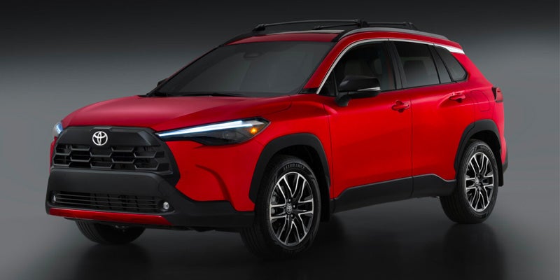 red toyota corolla cross 2026