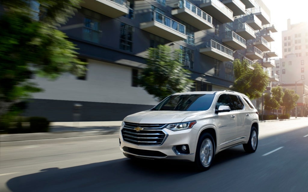 2020 Chevrolet Traverse on the road