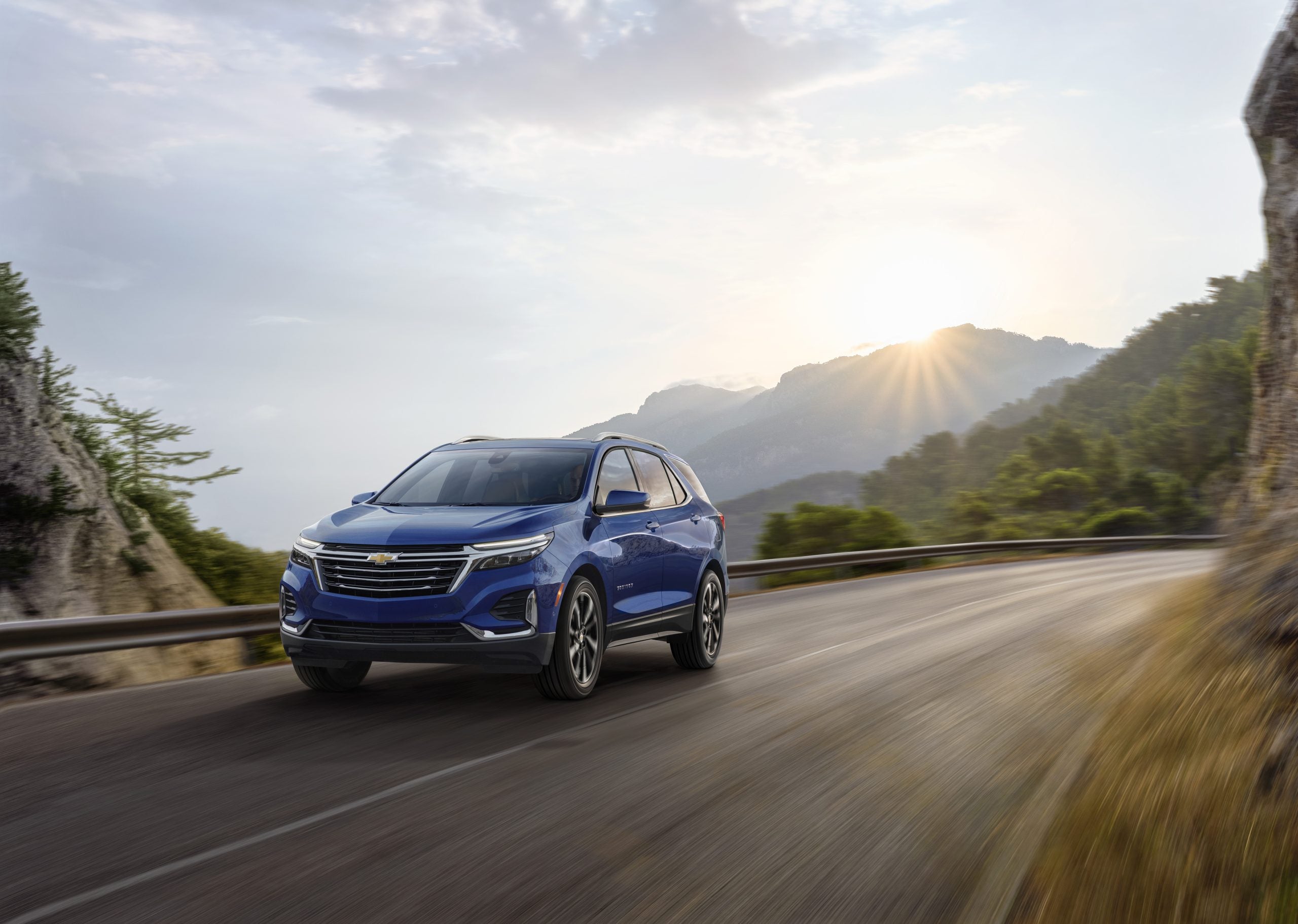 2022 Chevrolet Equinox Premier on the road.