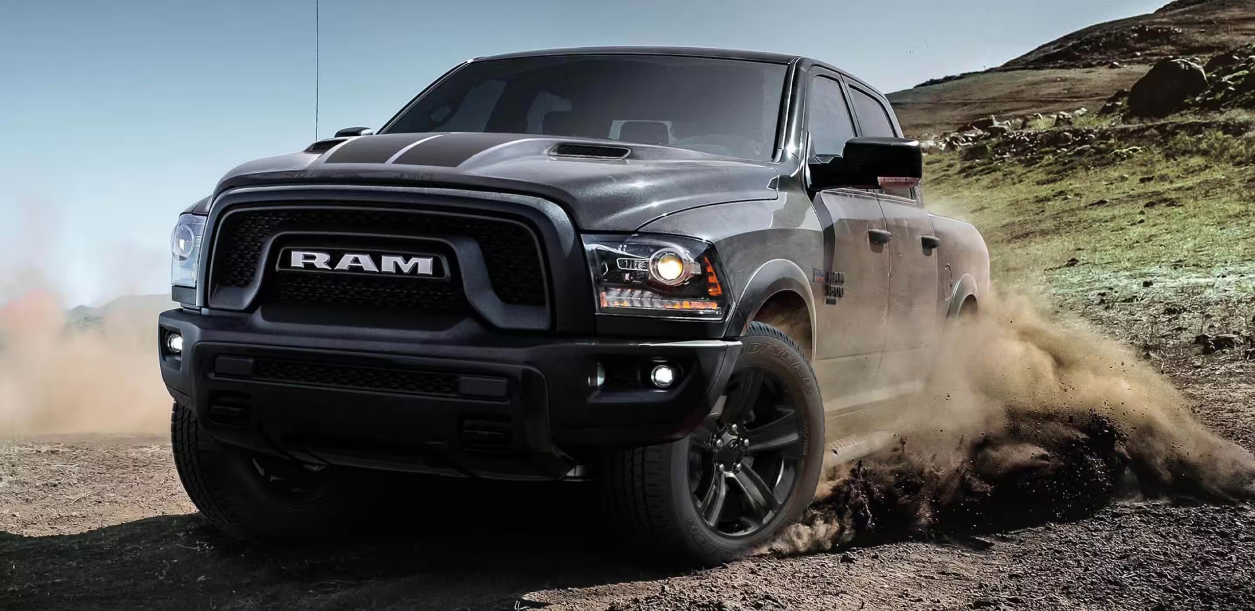 2023 RAM 1500 Classic off the road.