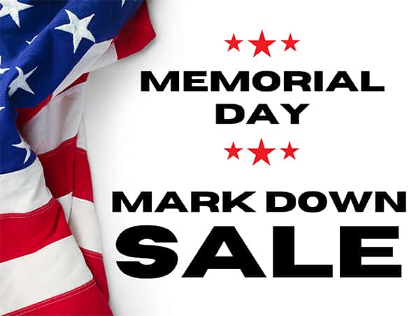 Memorial Day Mark Down Sale