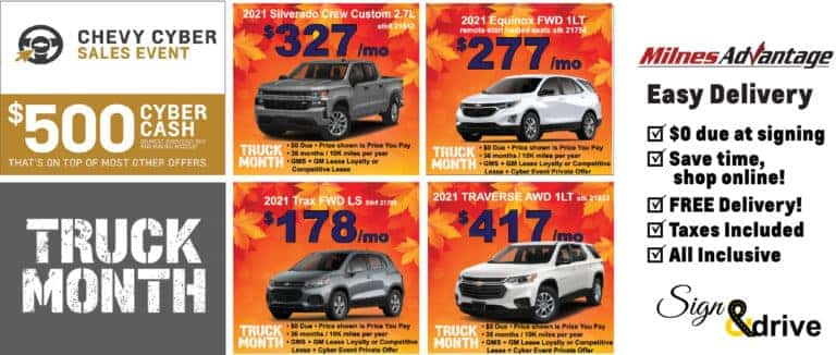 Cyber Cash! November 2020 Lease Specials