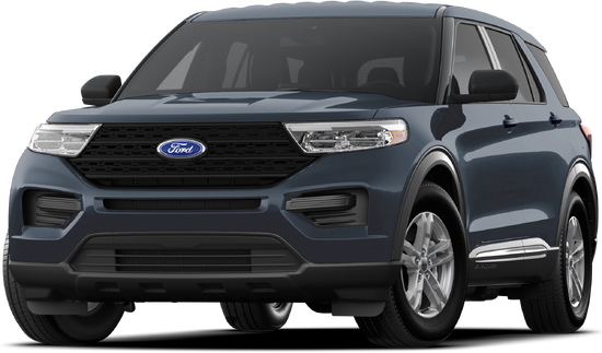 Dark blue Ford Explorer SUV 