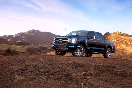 F-150 out with an 8-inch touchscreen.