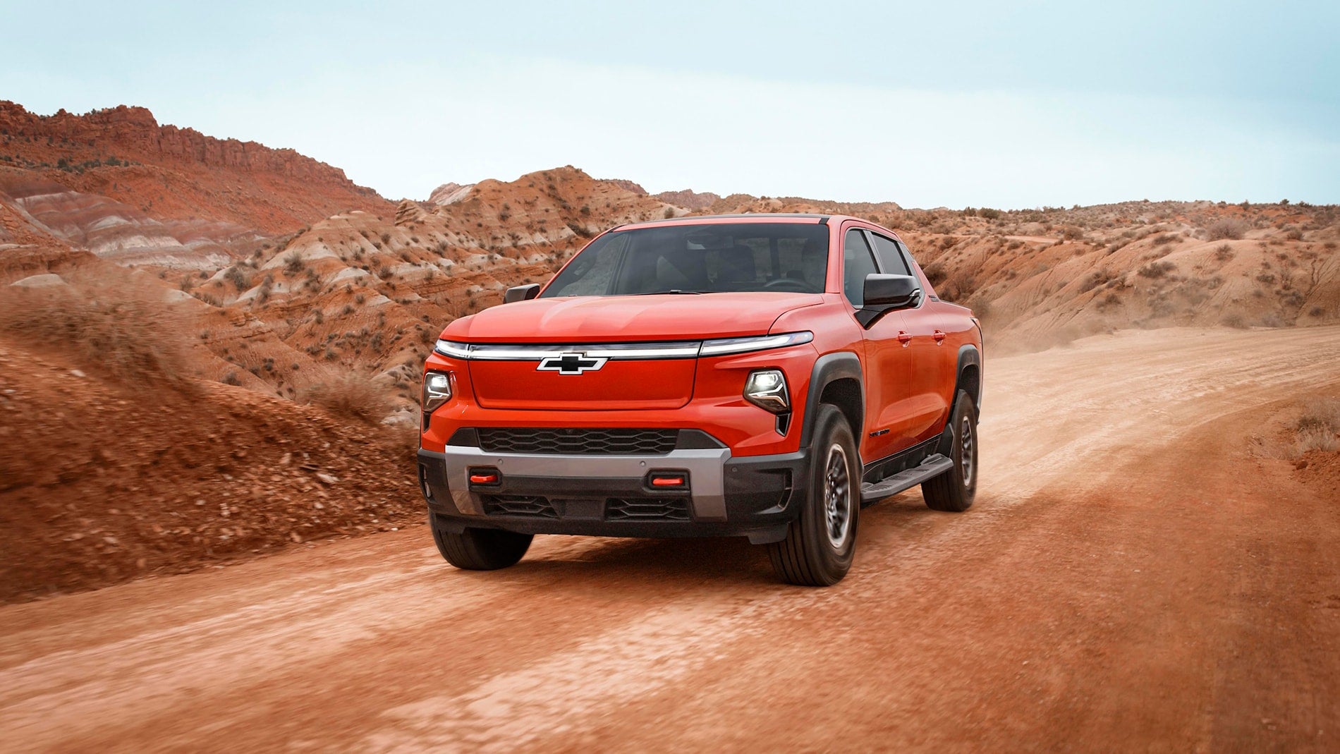 Chevy Trail Boss desert terrain.