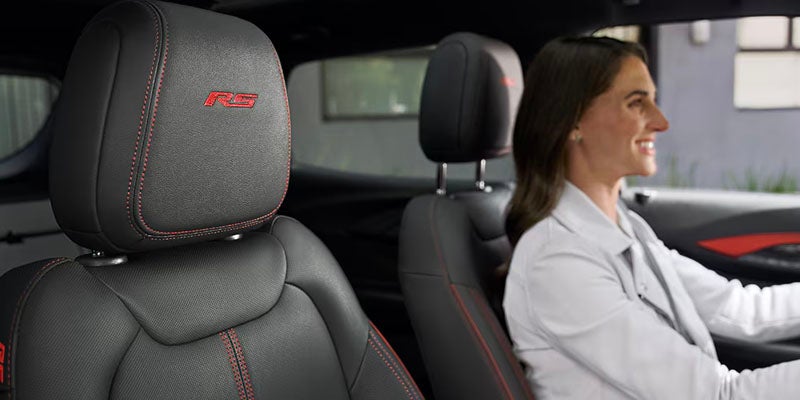 Interior of Chevy Trailblazer.
