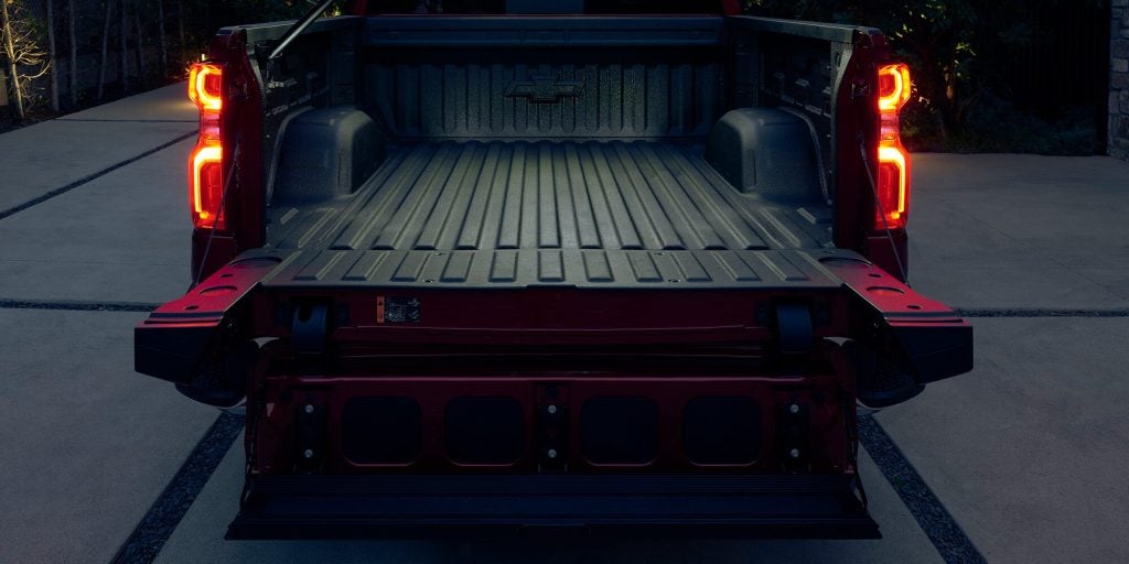 trunk of chevy silverado.