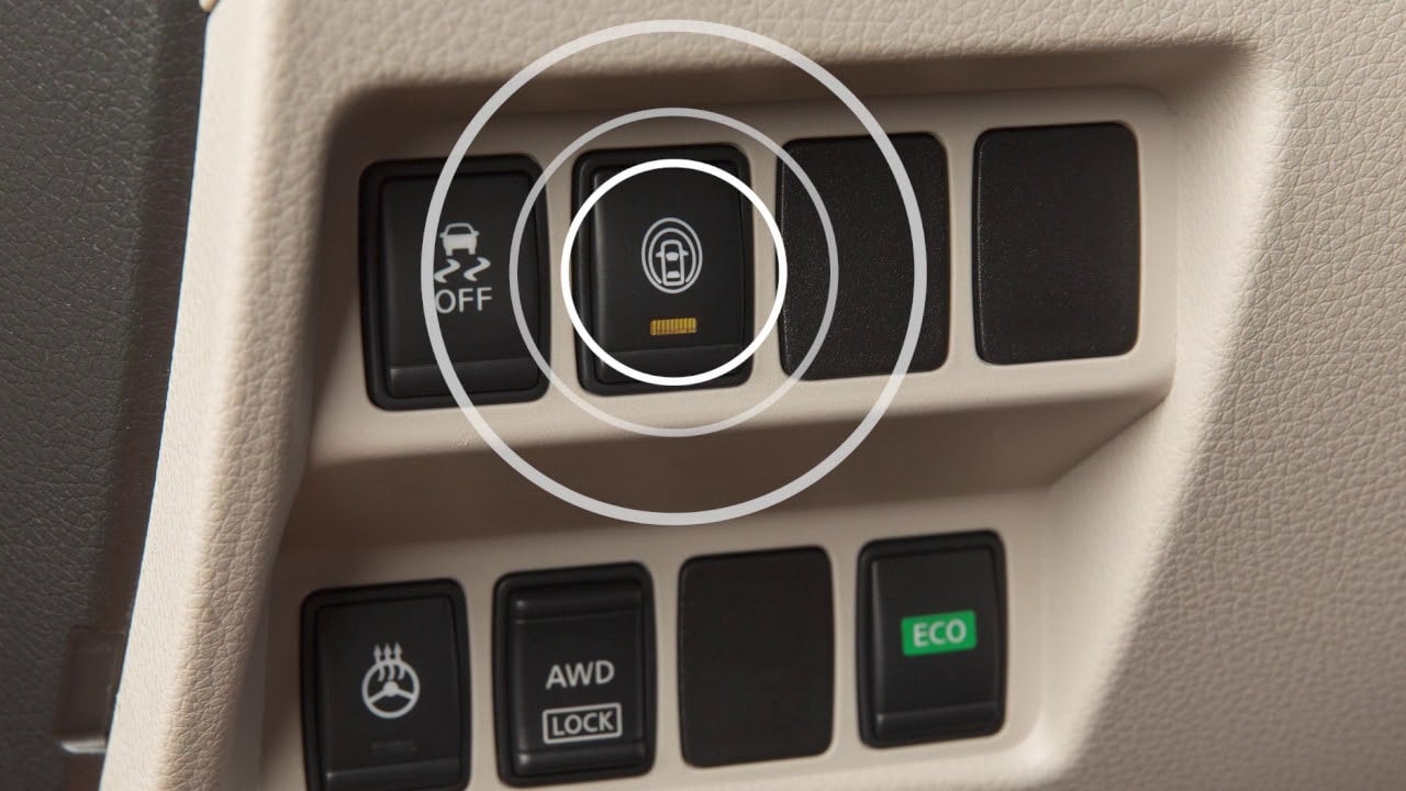 Nissan Lane Departure Warning Button 
