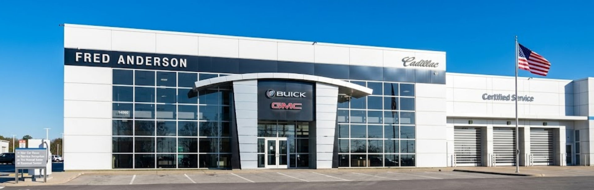 Exterior view of Fred Anderson Buick GMC