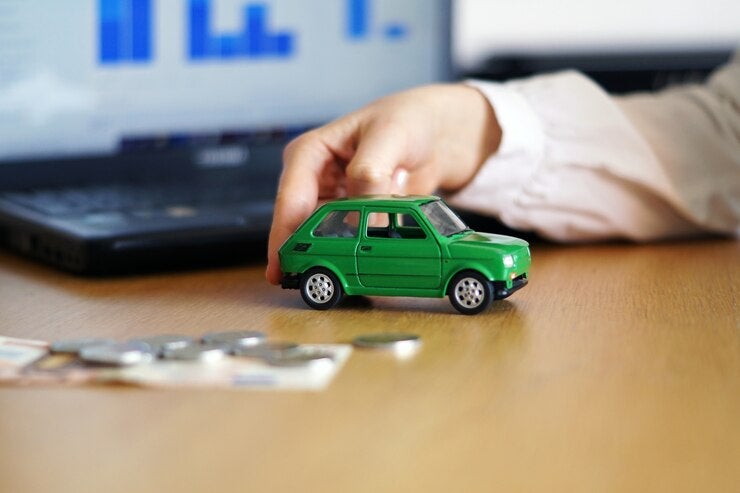Toy Car on table