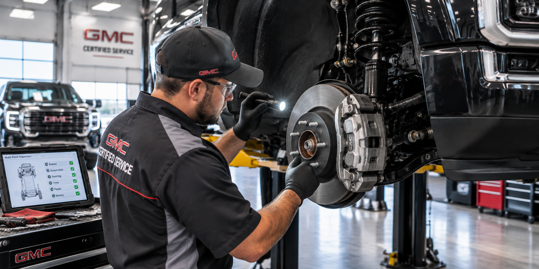 GMC brake system component visual 2