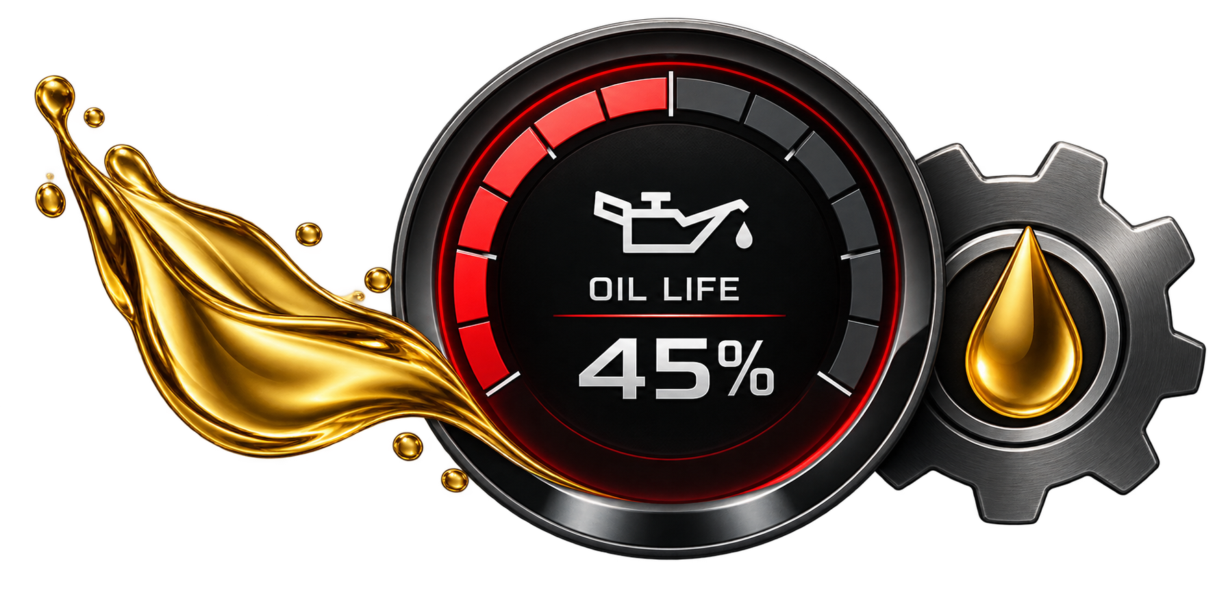 GMC oil change service detail