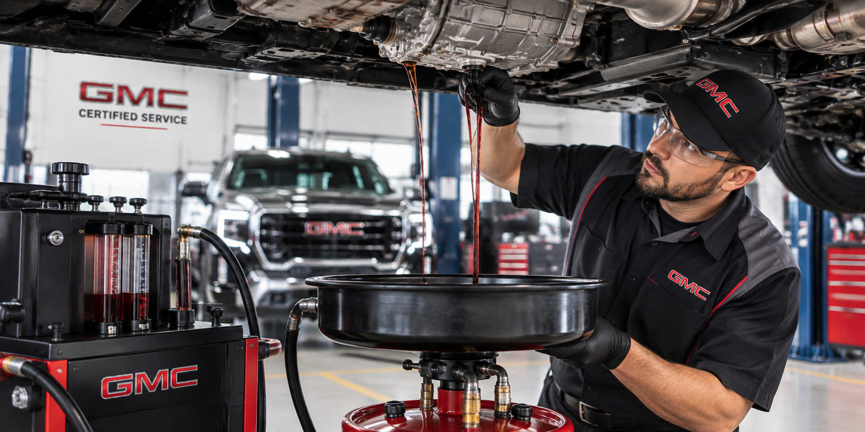 GMC transmission service detail