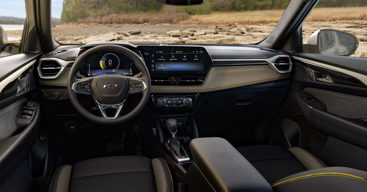 2026 Chevrolet Trailblazer Steering Wheel and dashboard view