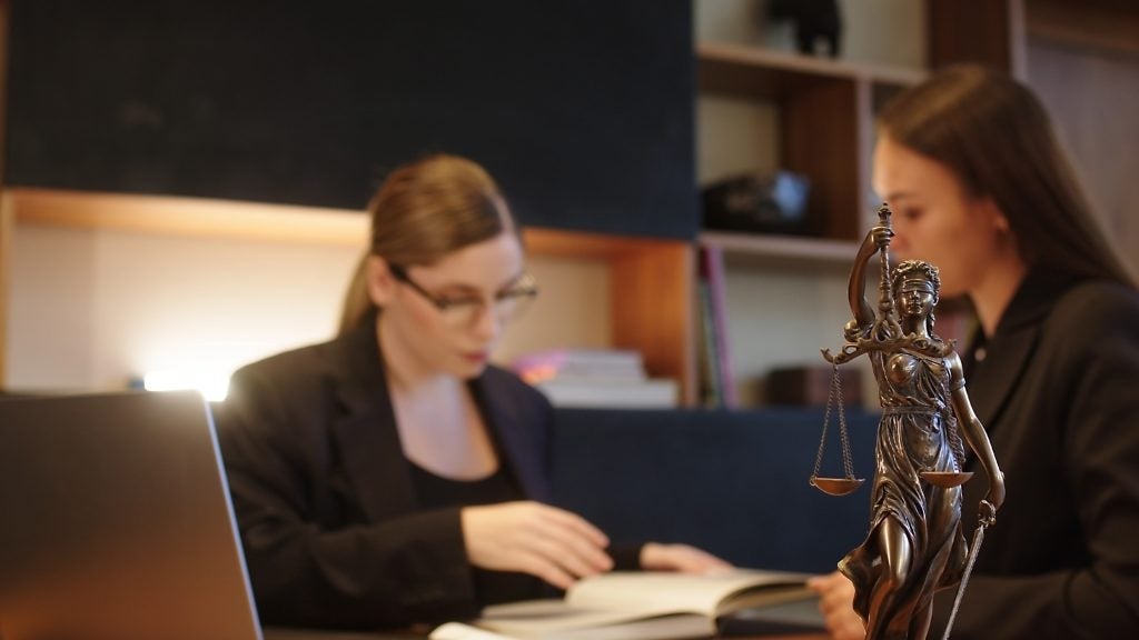 Legal professionals consulting.