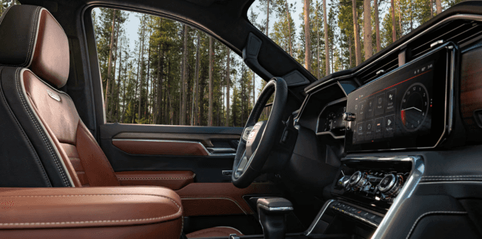 2026 GMC Sierra 1500 interior