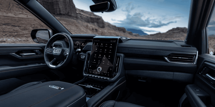 2025 GMC Yukon AT4 interior dashboard