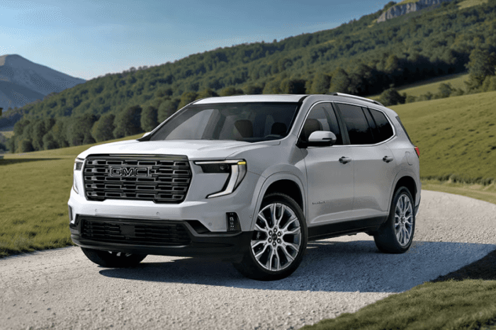 White 2026 GMC Acadia Denali